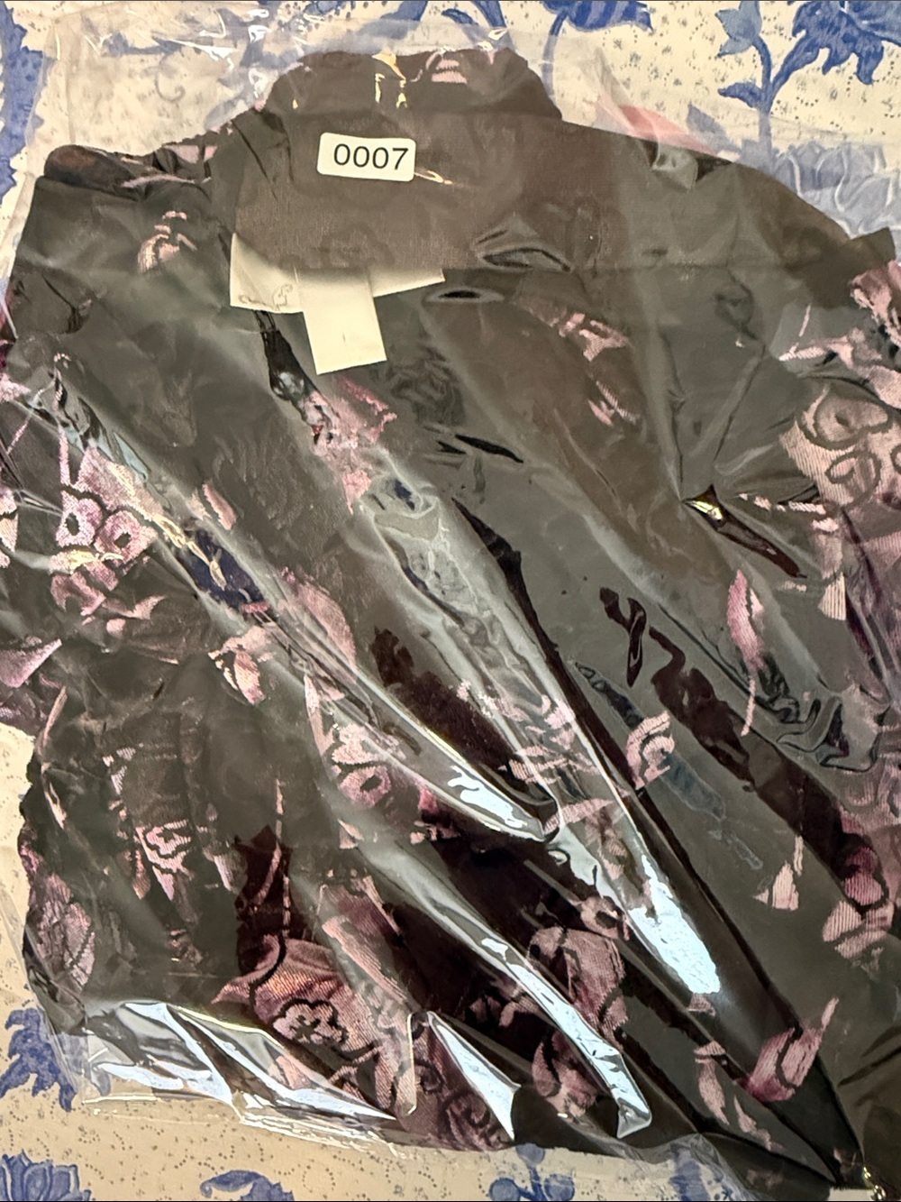 Y2K Dressbarn Women’s Velvet Burnout Fairy Grunge Whimsigoth Top Size XL Brown - Picture 12 of 12